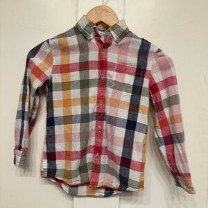Gymboree plaid button down